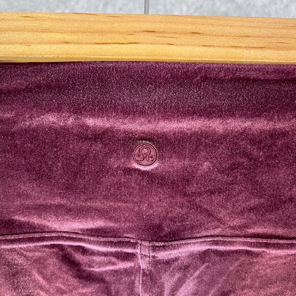 Lululemon Garnet Velvet Wunder Lounge High Rise Tight 28" Size 6 - Picture 8 of 9